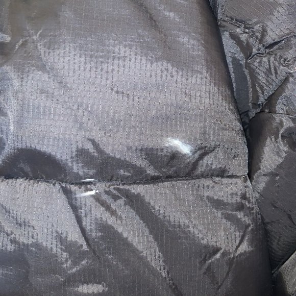 Athletic Works Black Nylon Lined Feather Down Puffer Coat Mens Small (34-36) - Picture 6 of 14